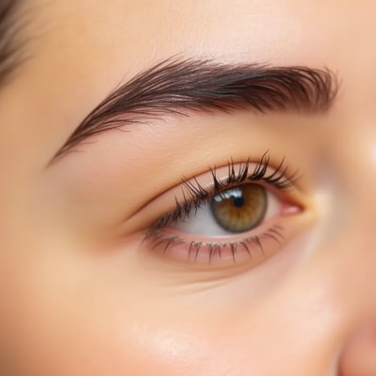 Sobrancelhas bem definidas com design natural