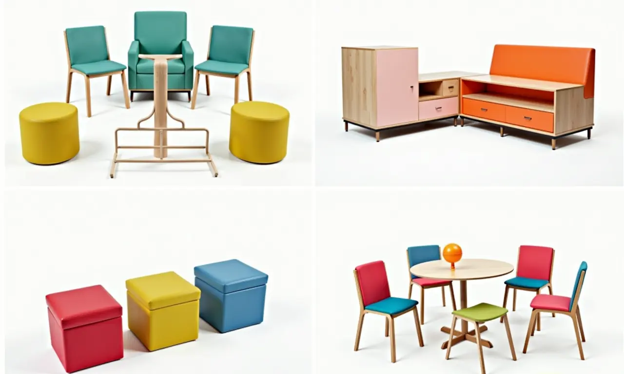 Sugestões de móveis para apartamento pequeno.