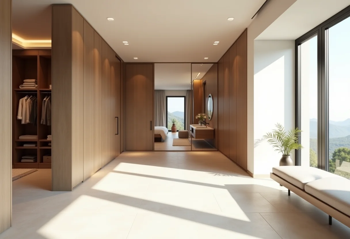 Suíte master dos sonhos com closet e banheiro integrados