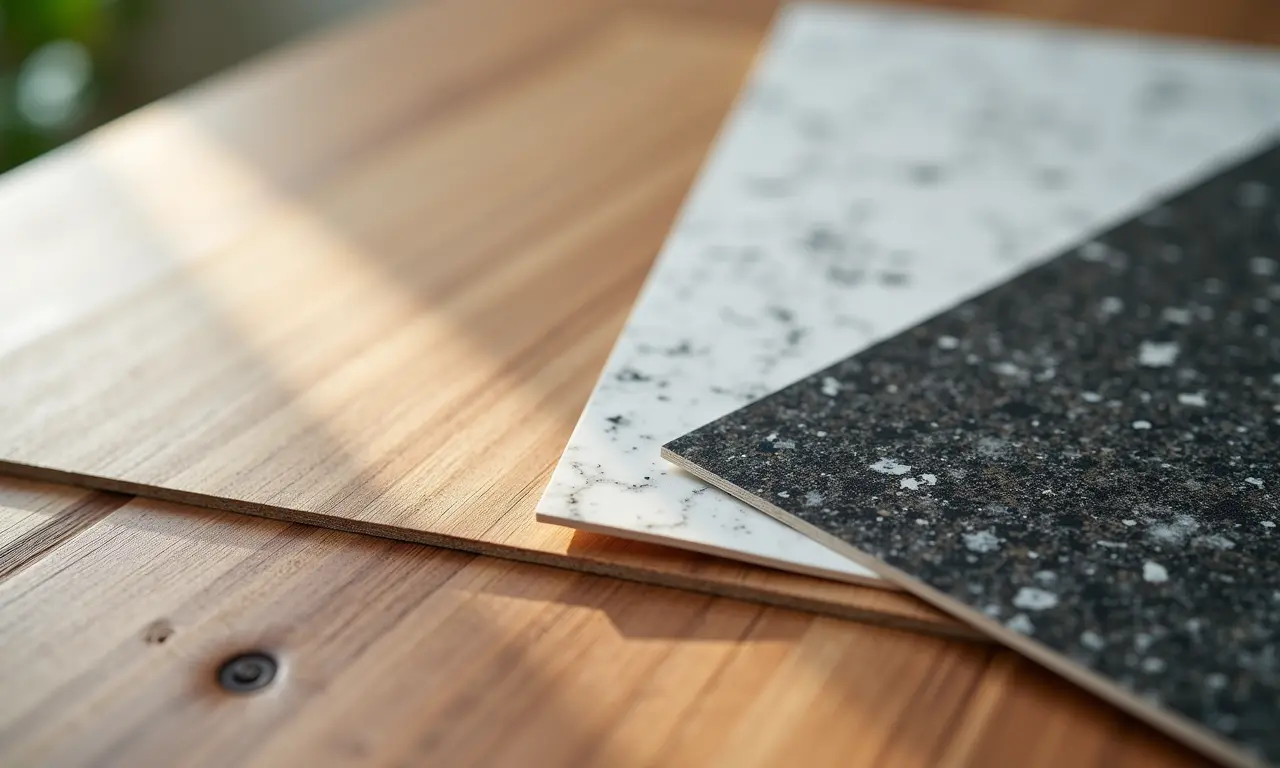 Tabela de materiais e revestimentos ideais para a sua cozinha americana.