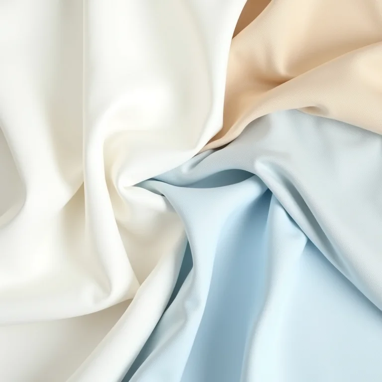 Tecidos de linho em tons pastel para looks de praia