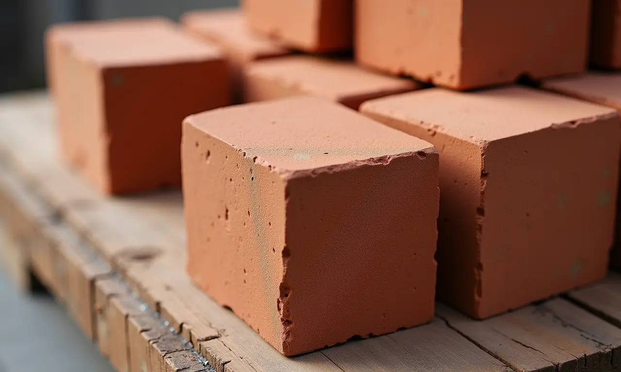 Tijolos refratários da Cerâmica Martins.