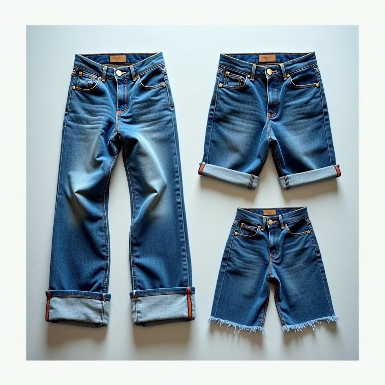 Tipos de barra para calças jeans