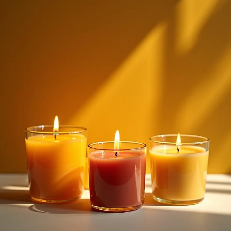 Tipos de cera para velas: soja, abelha, parafina