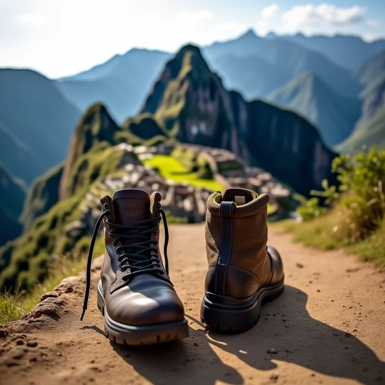 Trilha para Machu Picchu.