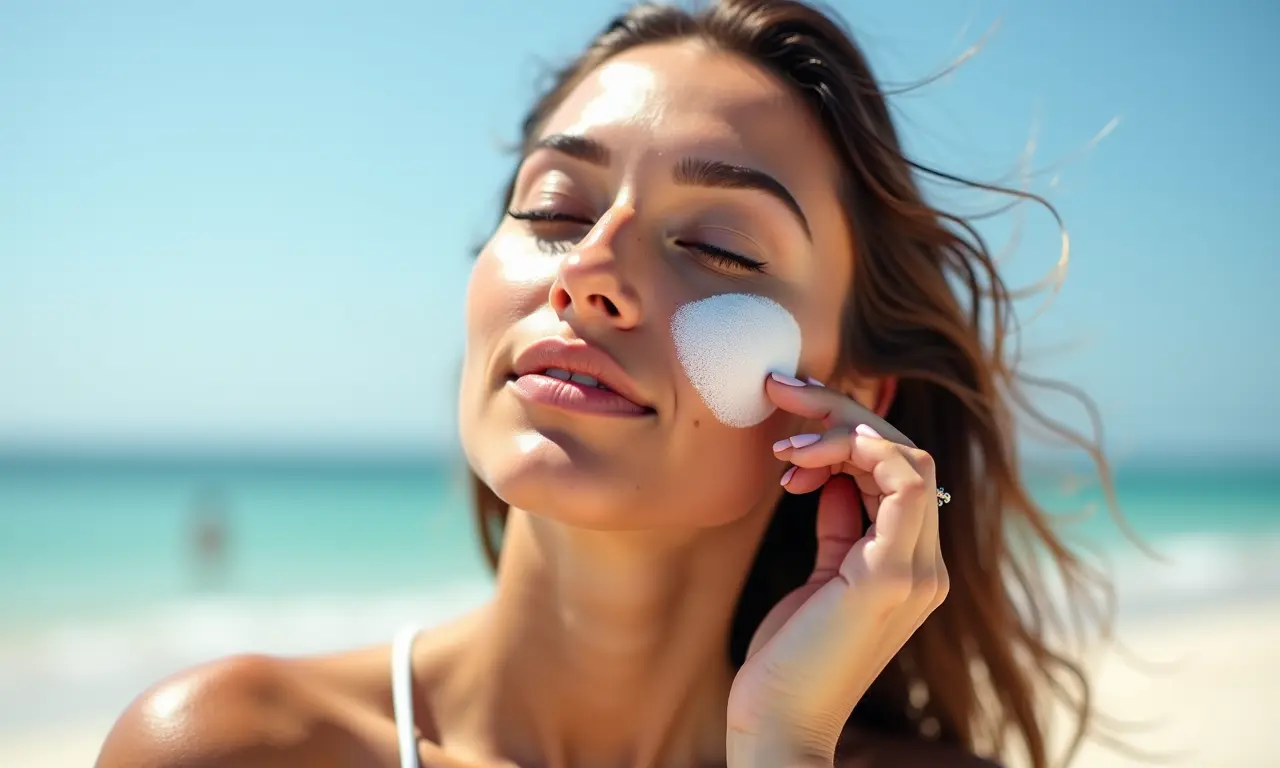 Usando leave-in com proteção solar diariamente.