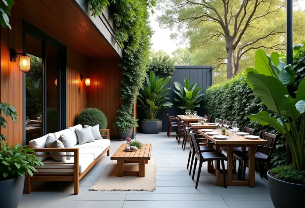 Varanda gourmet: 7 erros na decoração que espantam seus amigos Varanda gourmet decorada para receber amigos com estilo e conforto.