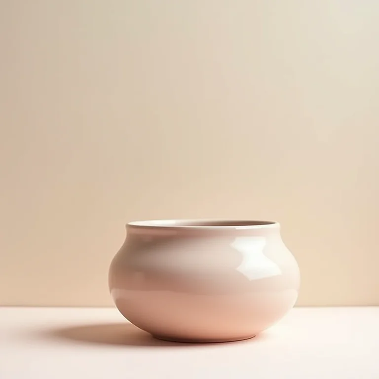 Vasos de cerâmica coloridos e elegantes