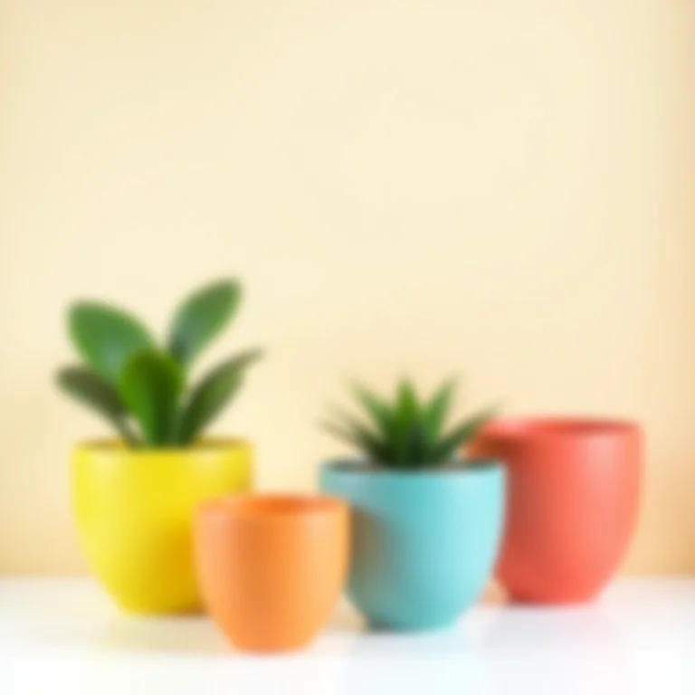 Vasos de plástico coloridos e leves