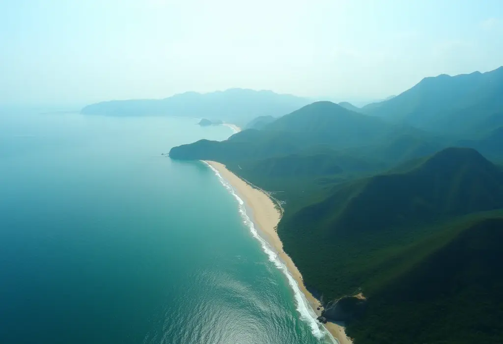 Litoral Norte de SP: praias secretas que só os locais conhecem Vista aérea deslumbrante do Litoral Norte de SP