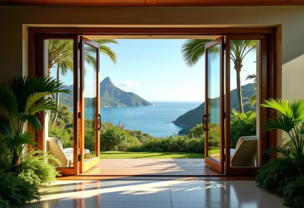 Vista deslumbrante de uma casa no Rio de Janeiro