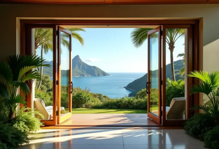 Vista deslumbrante de uma casa no Rio de Janeiro
