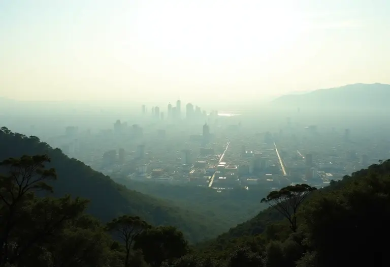 Vista panorâmica de Belo Horizonte, Brasil