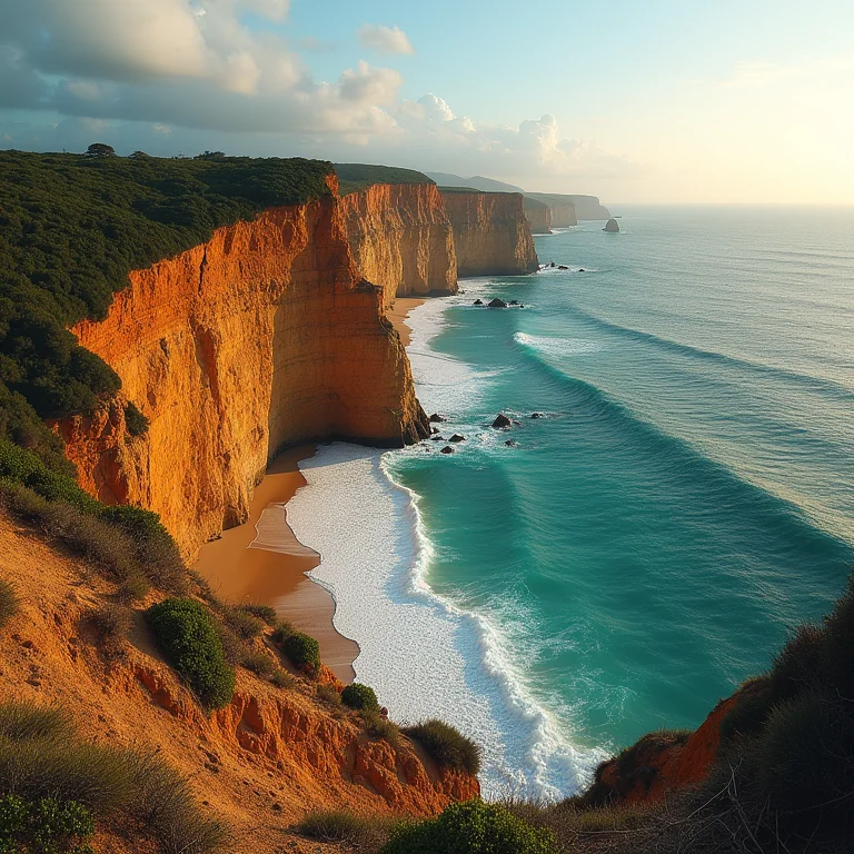 A imponente Praia da Pedra Furada, no Ceará.