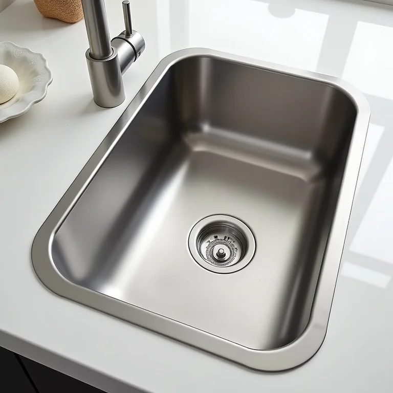 Acabamentos de pias de inox