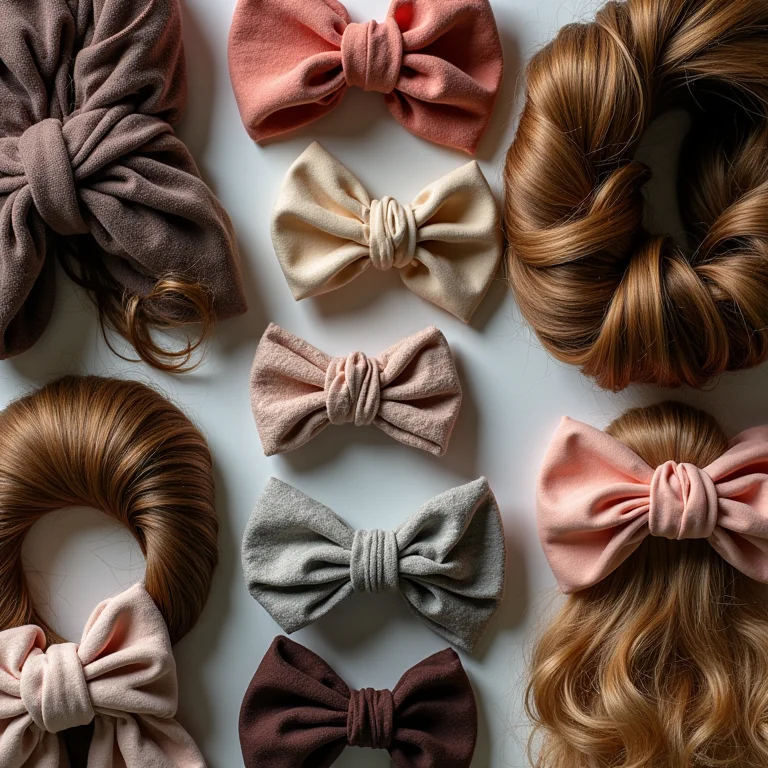 Acessórios de cabelo incompatíveis com diferentes tipos de cabelo.