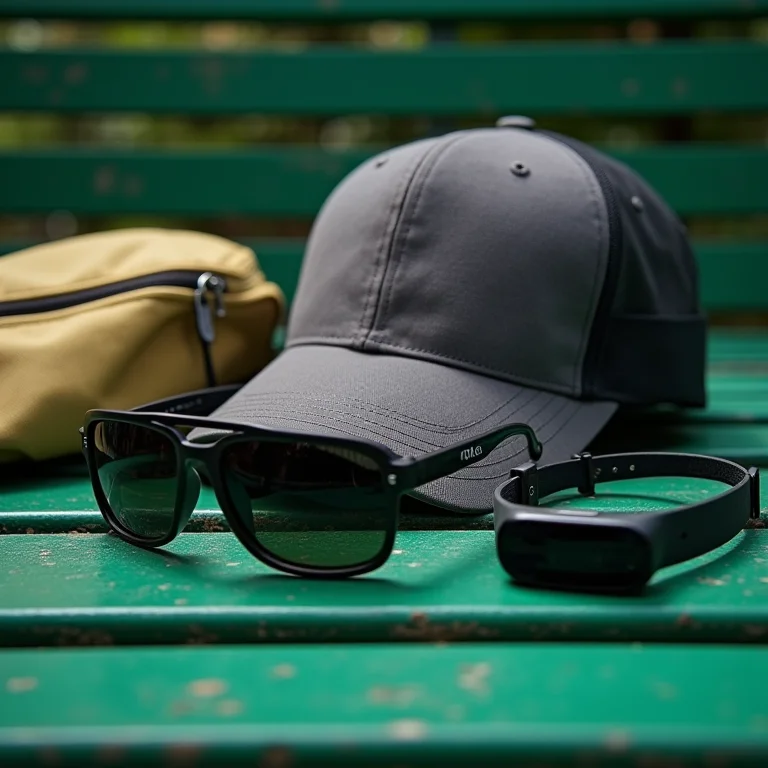 Acessórios indispensáveis para uma caminhada confortável e segura.