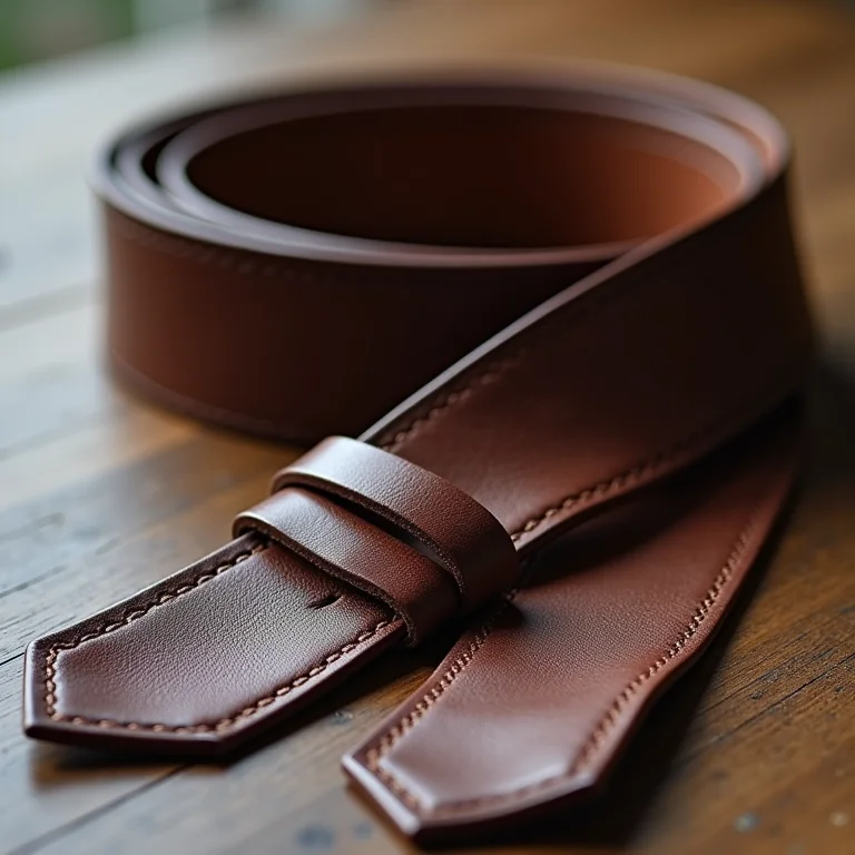 Acessórios masculinos: cinto fino e gravata delgada