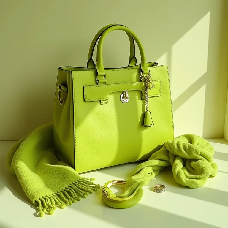 Acessórios verde lima: um toque de cor e estilo em detalhes