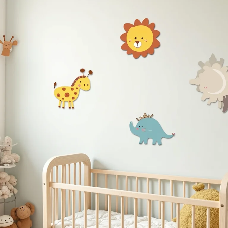 Adesivos de parede temáticos para quarto infantil
