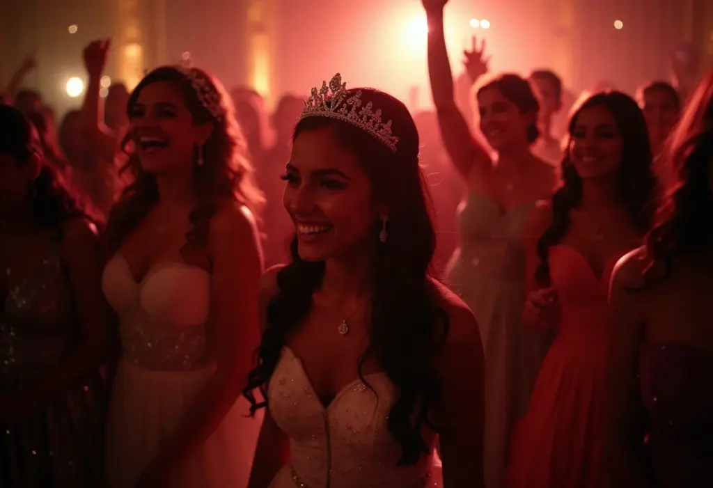 Decoração de 15 anos simples: 7 ideias baratas e INESQUECÍVEIS Adolescentes se divertindo em festa de 15 anos.