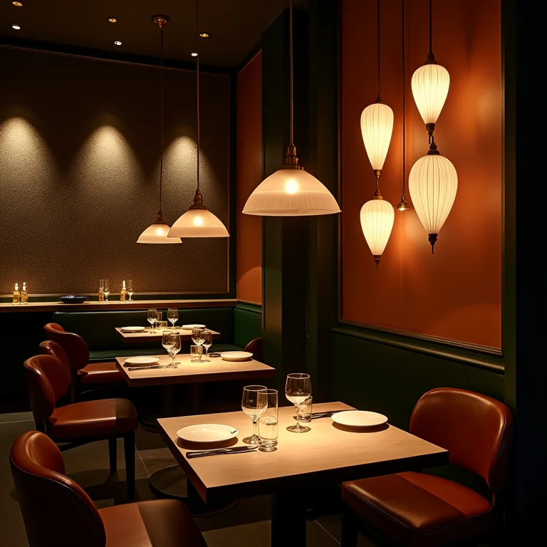 Ambiente elegante e moderno do restaurante Oro no Rio de Janeiro