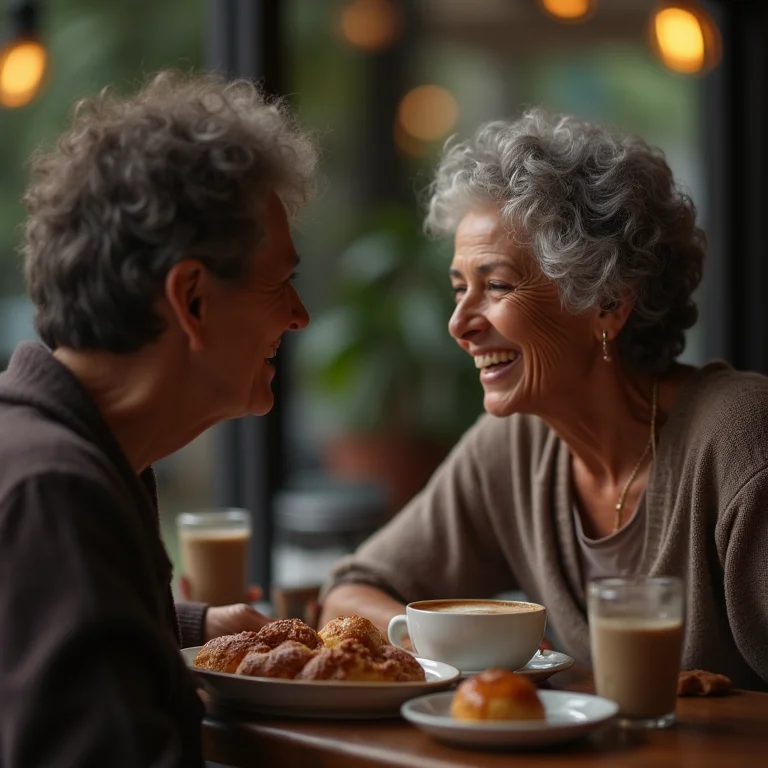 Amigas aproveitando café em restaurante na Cardoso de Melo