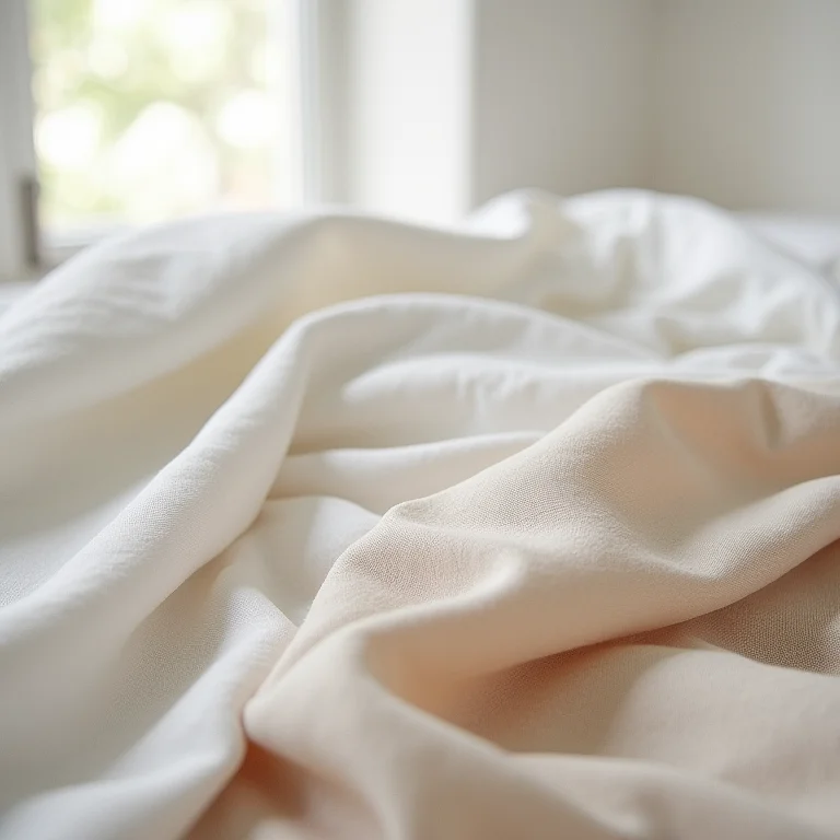 Amostras de tecidos para cama: linho, algodão, veludo e seda