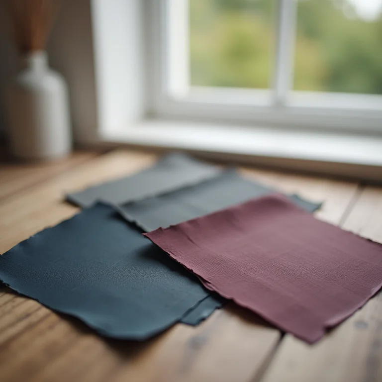 Amostras de tintas escuras para parede de quarto