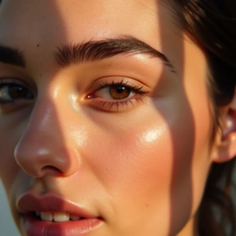 Antes da micropigmentação: sobrancelhas ralas e com falhas