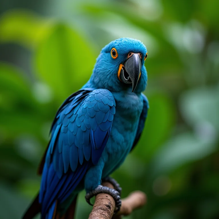 Arara-azul na natureza