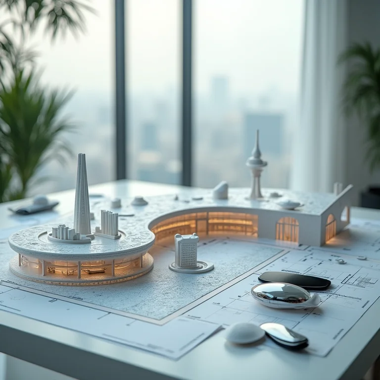 Arquitetura futurista do distrito financeiro de Pudong em Xangai