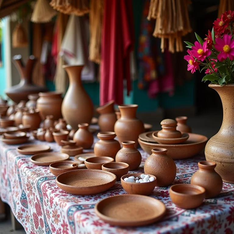 Artesanato local e tesouros feitos à mão na Ilha de Itaparica.
