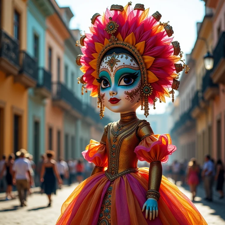 Boneco gigante tradicional do Carnaval de Olinda