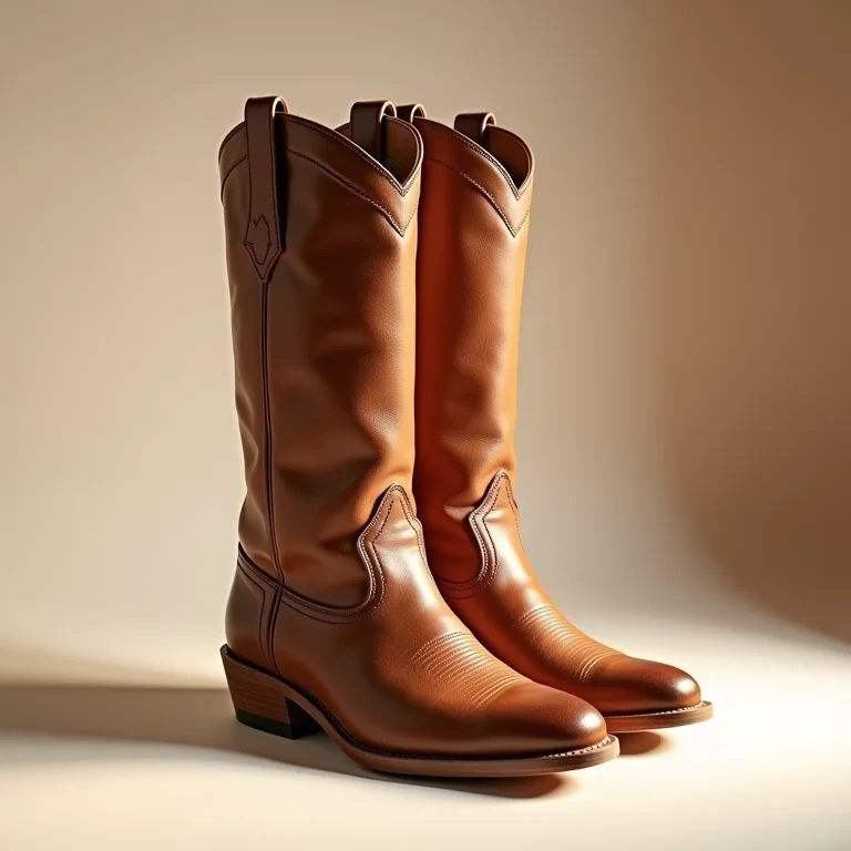 Bota de cowboy da Arezzo em fundo minimalista
