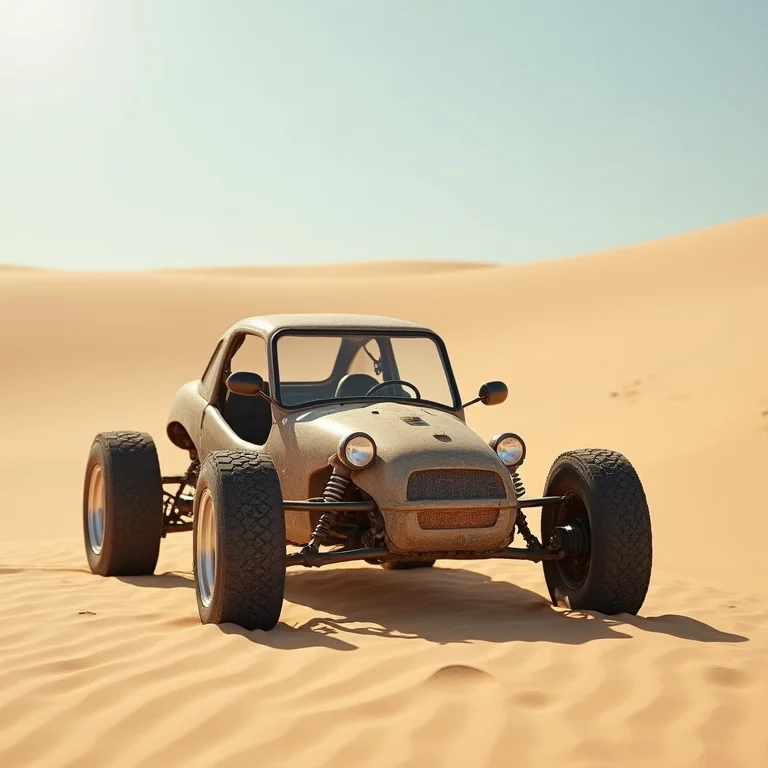 Buggy nas dunas de Genipabu, Rio Grande do Norte.