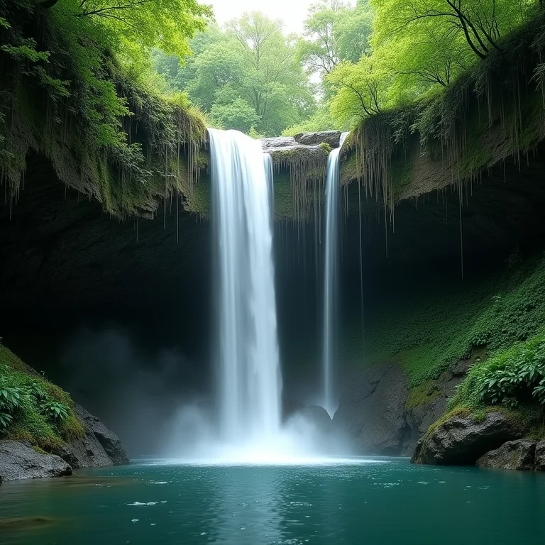 Cachoeira escondida em Ouro Preto