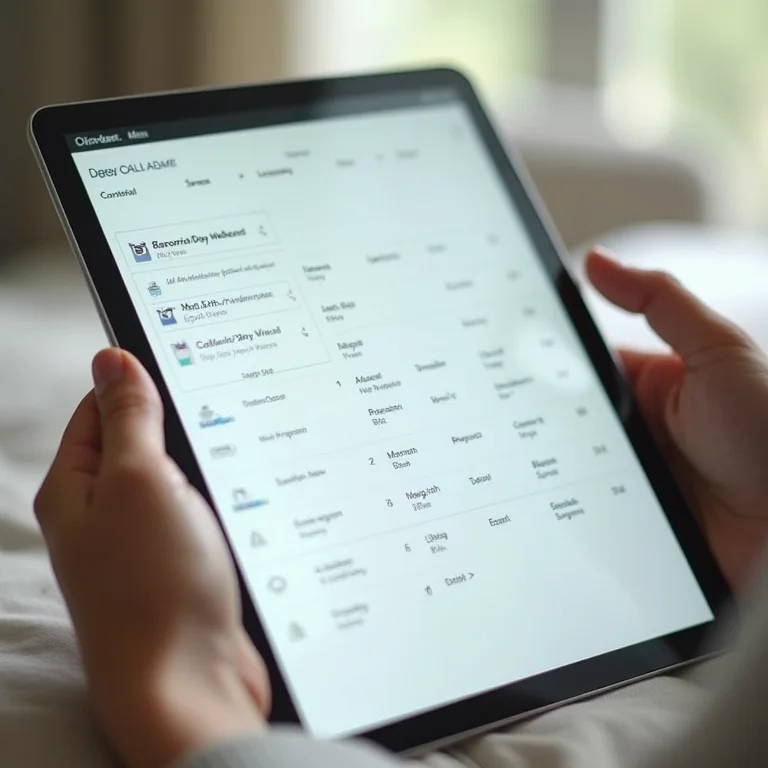 Calendário com eventos em Miami