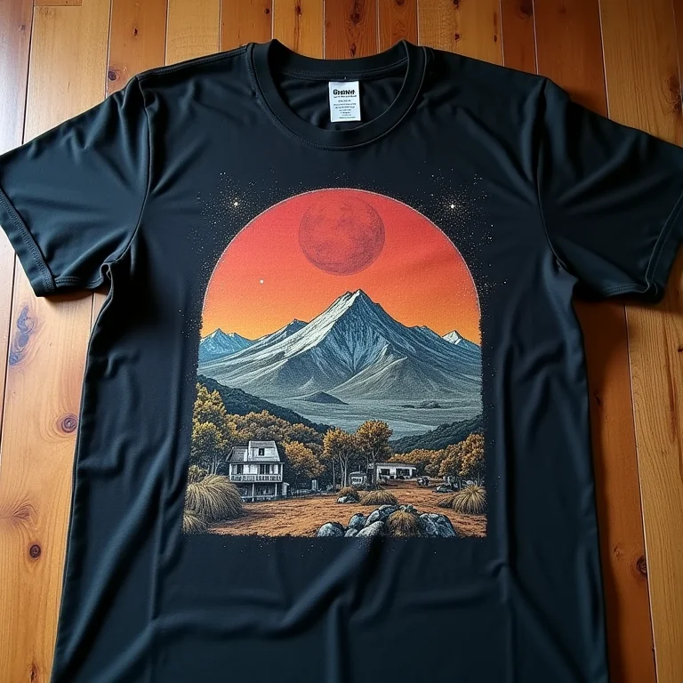 Camiseta de banda vintage: um clássico atemporal para o festival de rock.