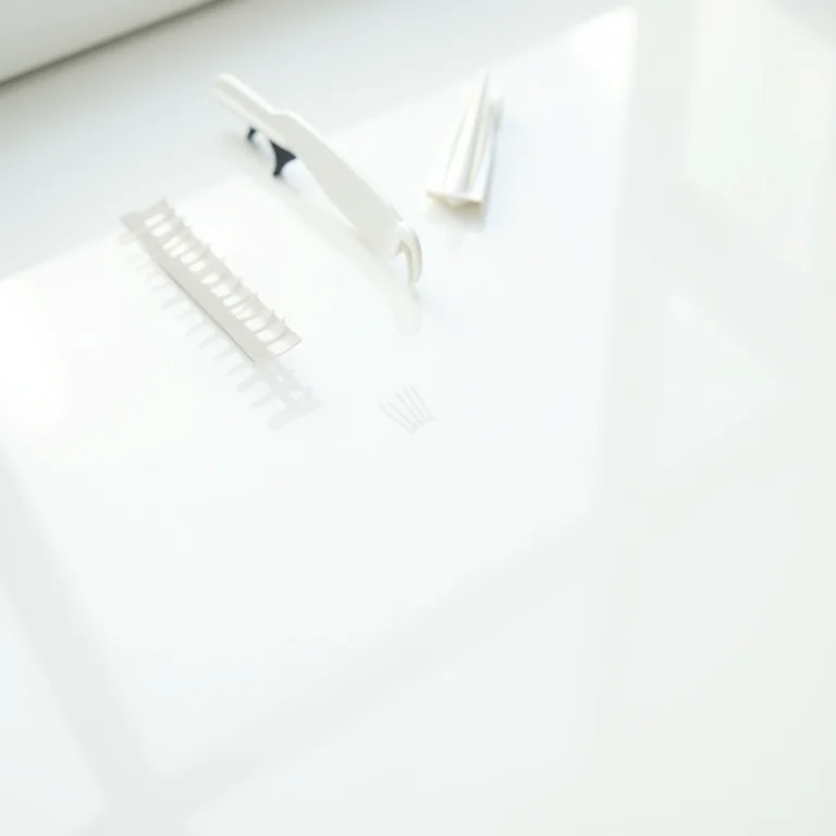 Cílios postiços individuais e acessórios