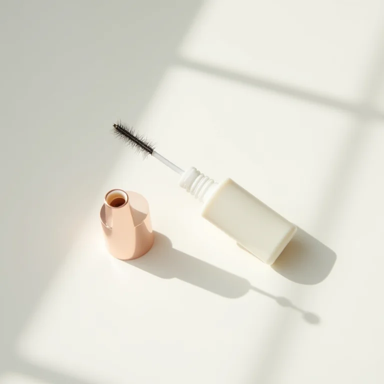 Cola de cílios com aplicador para segurança e durabilidade