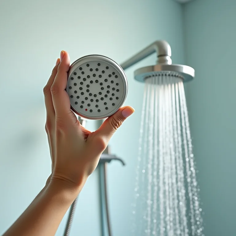 Comparativo de um chuveiro velho e um chuveiro novo