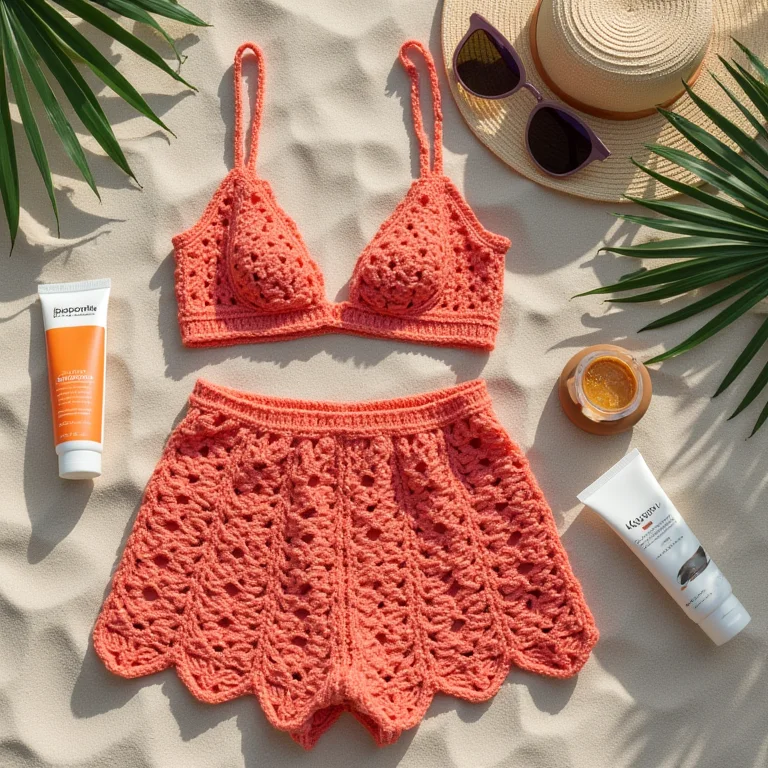 Conjuntos de crochê para usar na praia