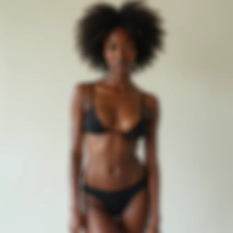 Cores escuras na parte de baixo para equilibrar o look com body.