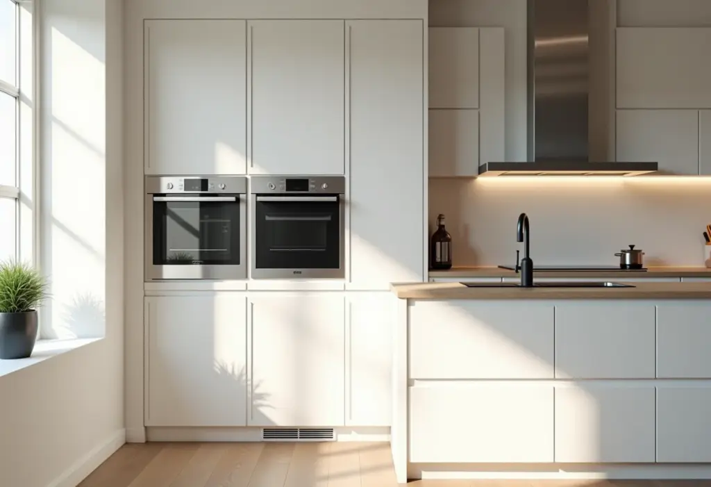 Cozinha com eletrodomésticos embutidos: o guia definitivo para não errar Cozinha moderna com eletrodomésticos embutidos