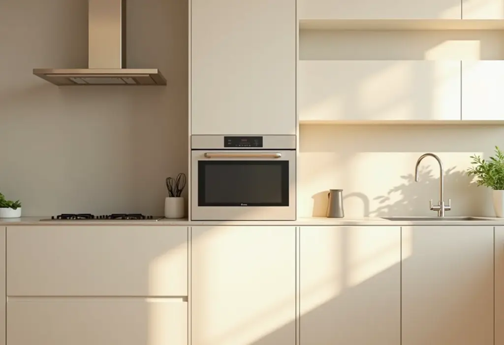 Cozinha planejada: o segredo para embutir o microondas sem erro Cozinha planejada com microondas embutido