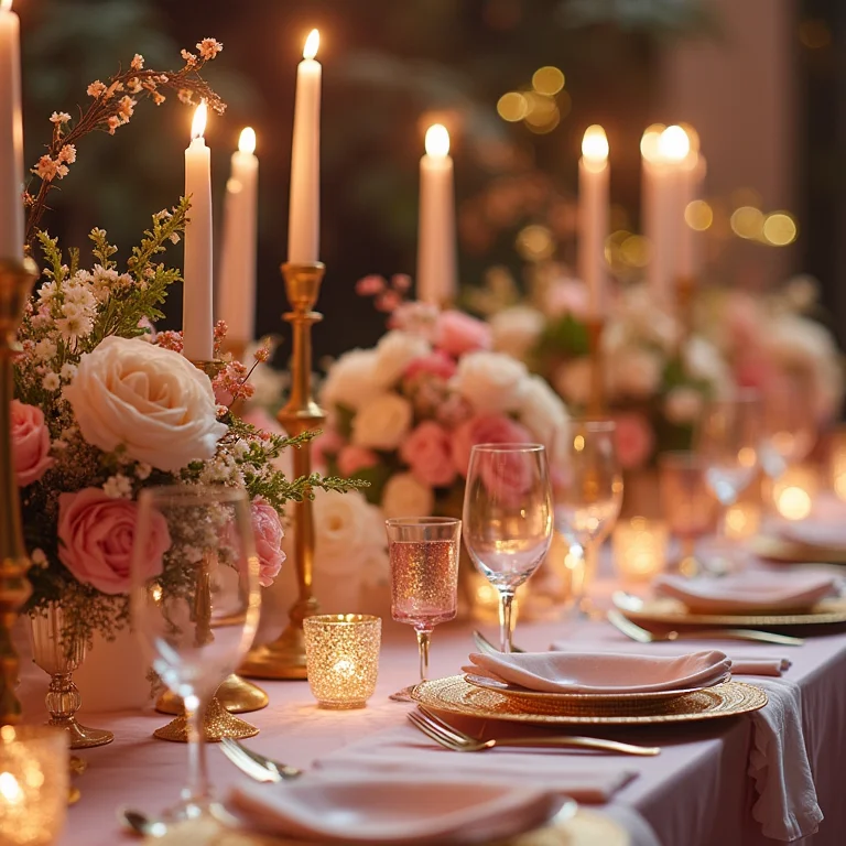 Decoração de festa de noivado exagerada