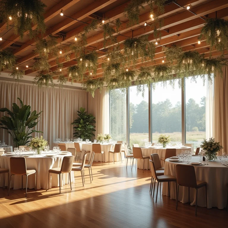 Decoração impessoal em evento corporativo