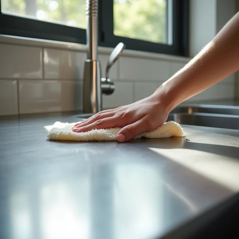 Demonstração dos diferentes acabamentos de inox