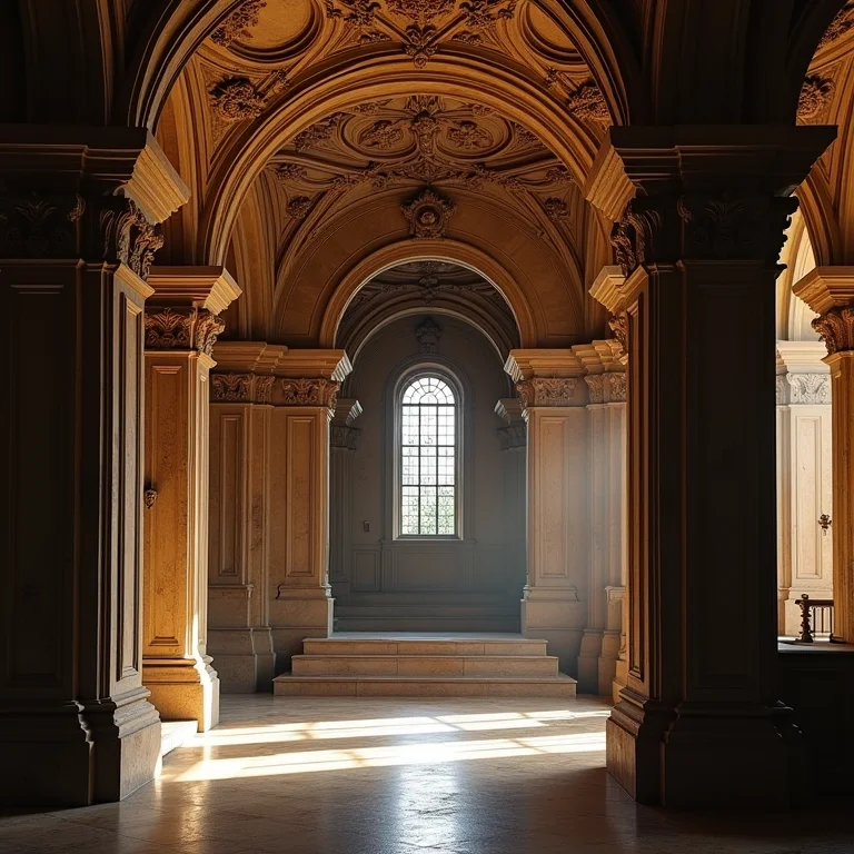 Detalhes da arte sacra em uma igreja de Ouro Preto.